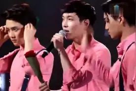 EXO上海演唱会极限挑战成员到场观看张艺兴小绵羊深情表白