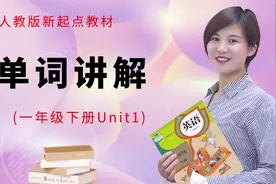 新起点（SL）英语课本一年级下册-单词讲解Unit1“全民求知季”视频封面