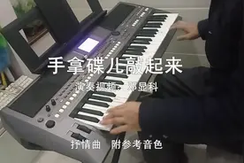 老农民电子琴《手拿碟儿敲起来》，穷人翻身得解放永远不忘共产党视频封面