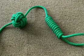 一种球形结的编法及妙用 网友：做宠物玩具磨牙洁牙不错哦视频封面