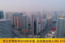 海王生物迎来跨越式发展，2018年报业绩稳健！视频封面