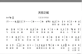 有声简谱《天空之城》经典流行歌曲 视唱练习 简谱自动唱视频封面