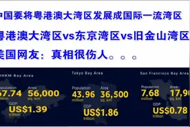 粤港澳大湾区vs东京湾区vs旧金山湾区，外国网友疯狂吐槽视频封面