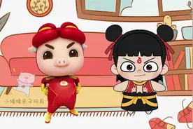 现在的非常时期，猪猪侠居然发烧了～哪吒看起来好担心啊！视频封面