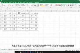 F5键excel中最强大的快捷键之一，轻松搞定7类问题，同事都看呆了视频封面