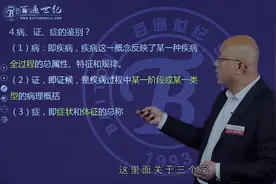百通世纪中医专长中医基础理论 考点：病、证、症的鉴别视频封面