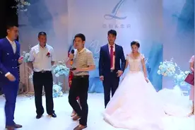 新娘舅舅从四川赶来参加婚礼，代表女方讲话，这一听就是领导级别图片