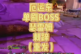 盗贼单刷盗贼赚钱盗贼单刷厄运东刺蹄重发魔兽世界怀旧服