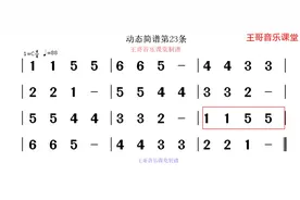 学音乐学简谱，第23条练习，歌曲《两只老虎》视频封面