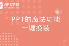 PPT魔法功能，一键换模板