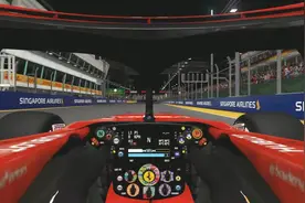 F12018新加坡站大奖赛正赛法拉利车手维特尔领跑，汉密尔顿第二视频封面