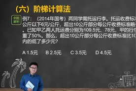 两同学需托运行李。托运收费标准为10公斤以下6元/公斤视频封面