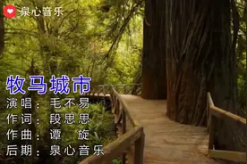 抖音热歌《牧马城市》把成熟当偏方，错过了心爱的姑娘，好听极了视频封面
