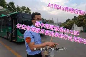 开公交车的师傅都拿的什么驾照！今天听两位公交师傅说道说道！视频封面
