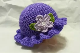 漂亮婴儿渔夫帽钩法技巧和教程