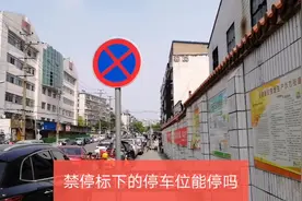 禁停标志下有停车位可以停吗？交警：这样停就不会扣分罚款
