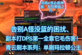 魔兽怀旧服（青云）法师教你快速的单刷玛拉顿公主。无尽黑暗之刃视频封面