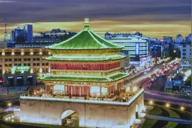 实拍西安市中心钟楼，每年春节联欢晚会除夕的钟声就是从这发出的视频封面