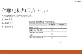 伺服电机回原点，三菱ZRN指令详解