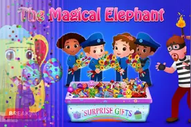 ChuchuTV：有一只魔力大象，它神奇的大鼻子可以变出好多好多玩具视频封面