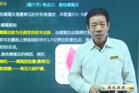 急性阑尾炎：解剖构造，发病机制，临床表现，诊断及手术后并发症视频封面