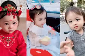 女儿去小姨家第一天，小姨给我发来一段视频，真是呆萌又乖巧！视频封面