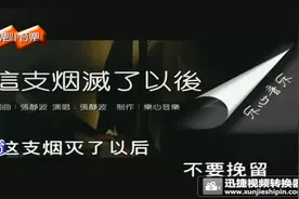张静波 - 这支烟灭了以后视频封面
