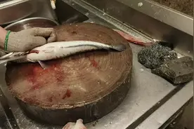 10年经验大厨专业杀鱼，剔出鱼片没有一根刺，工资7500视频封面