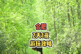 两天一夜游玩攻略准备好了，春天的第一场旅行，不如就来合肥吧！视频封面
