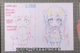 不会画Q版的一定要学这个100%成功画Q版的方法#简笔画视频封面