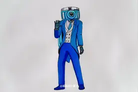 今天画个多元宇宙的相机人#每日一画 #日常摸鱼 #马克笔简笔画视频封面