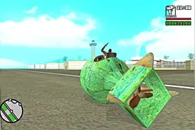 CJ驾驶核弹头，摧毁整座城市！#gta #圣安地列斯视频封面