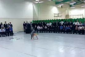 学生艺术体操表演#体操 #英国圣约翰公学 #英国视频封面