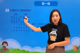 四年级上册西师版数学第一单元1.1万以上数的认识和读法#小学视频封面