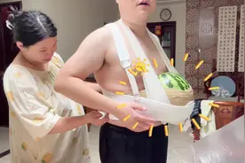 当男人成为孕妇以后#孕爸 #怀孕 #行为艺术视频封面