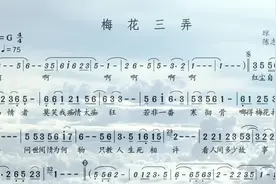 《梅花三弄》#音乐 #简谱 #歌曲 #经典老歌 #简谱视唱视频封面