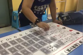 这孩子四升五，用食指按扑克牌背面就能知道是什么牌，七视频封面