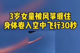 台湾新竹国际风筝节发生意外 一名3岁女童被风筝缠住身体卷入空中飞行30秒视频封面