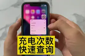 iPhone快速充电次数查询，电池寿命，只需要几步！#iphone视频封面