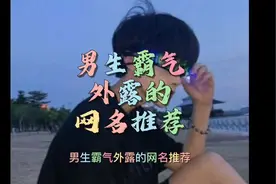 男生霸气外露的网名推荐#网名id #网名网名 #网名昵称视频封面