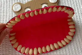 用废纸板和开心果壳就能做爱刷牙的小河马，快试试吧！#幼儿园手工 #创意手工 #手工diy #废物利用视频封面