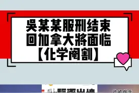吴亦凡服刑完再被驱逐出境，回加拿大或将面临【化学阉割】#吃瓜 #明星视频封面