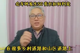在没有中心线道路上会车时发生事故，如何判定责任？#交通安全视频封面