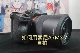 看不到单反画面别愁，一招教你如何用相机自拍#索尼a7m3 #单反视频封面