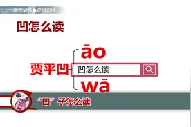 贾平凹怎么读？应该读 āo 还是读 wā ，在你的记忆里是怎么读的视频封面
