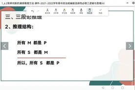 #高中政治新教材  #逻辑与思维  #三段论 #三段论推理规则视频封面