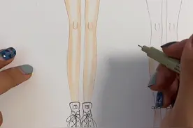 40秒教你画3种裙子，你学废了吗？😄#抖音小助手 #服装设计手绘 #河南加油视频封面