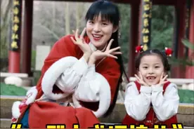 #手指游戏 挑战从一到十成语接龙，你能说出几个？国风母女出游，打卡观景两不误😄#穿着汉服去旅行 #亲子#国风合伙人 @DOU+小助手 #成语视频封面