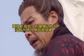 夷陵之战中，刘备身边为何没有大将？原因很简单  #历史 #三国视频封面