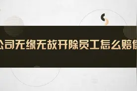 公司无缘无故开除员工怎么赔偿 #法律 #法律咨询视频封面